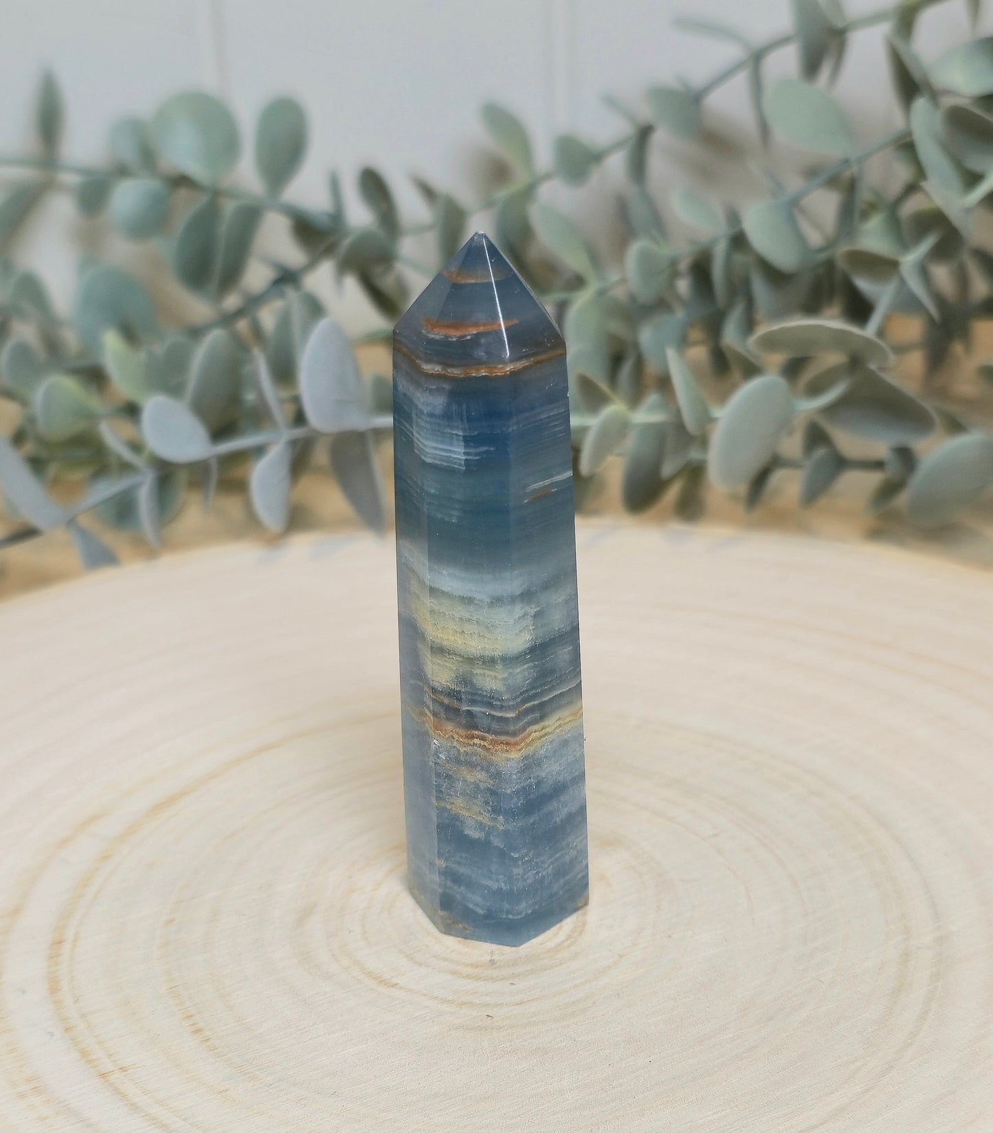 Pointe en Onyx bleu