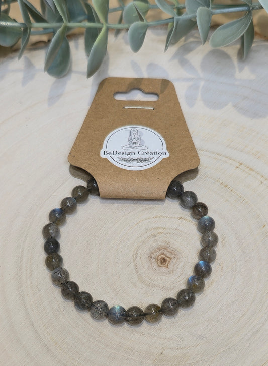 Bracelet Labradorite 6mm