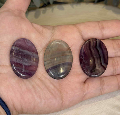 Fluorite petite Worry stone