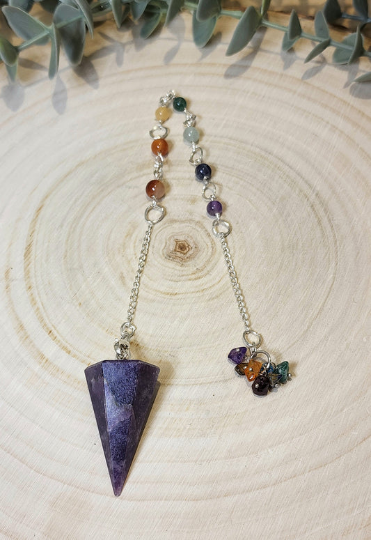 Pendule Lépidolite