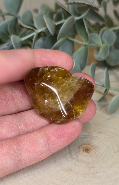 Citrine naturelle du Brésil grade extra barattée