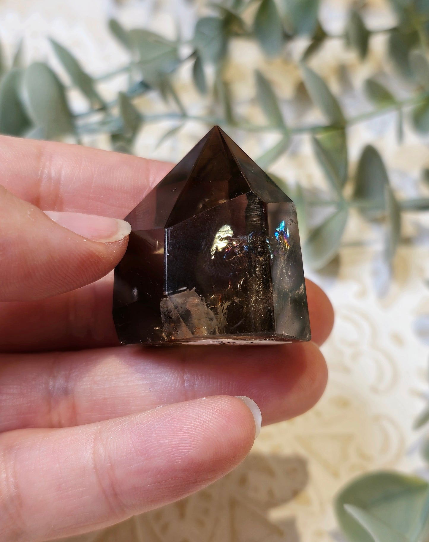 Pointe en Quartz Fumé