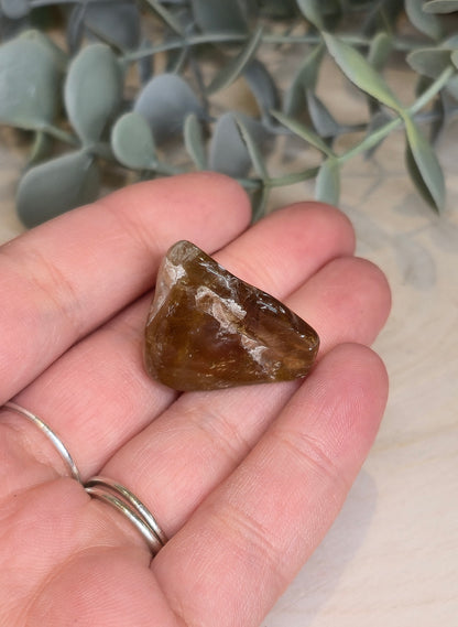 Citrine naturelle du Brésil grade extra barattée