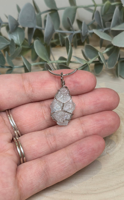 Collier Aigue-marine brute (Aquamarine)