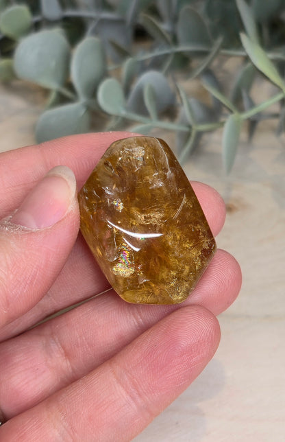 Citrine naturelle du Brésil grade extra barattée