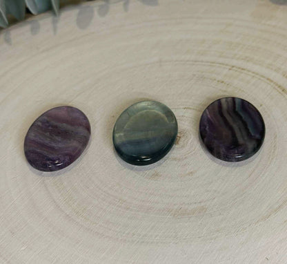 Fluorite petite Worry stone