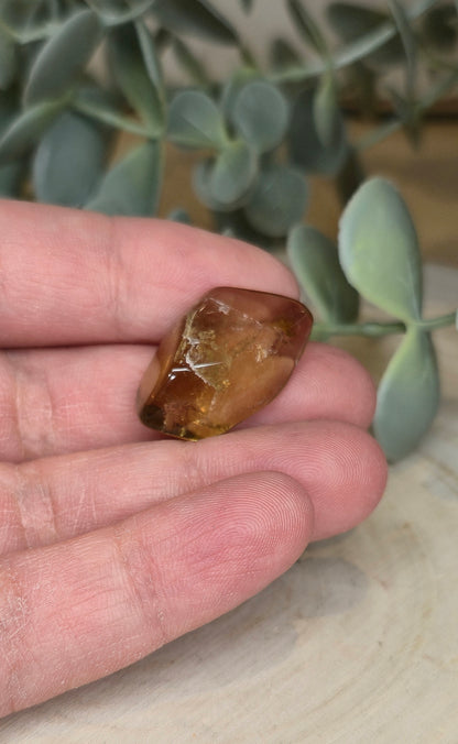 Citrine naturelle du Brésil grade extra barattée