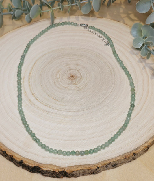 Collier Aventurine verte