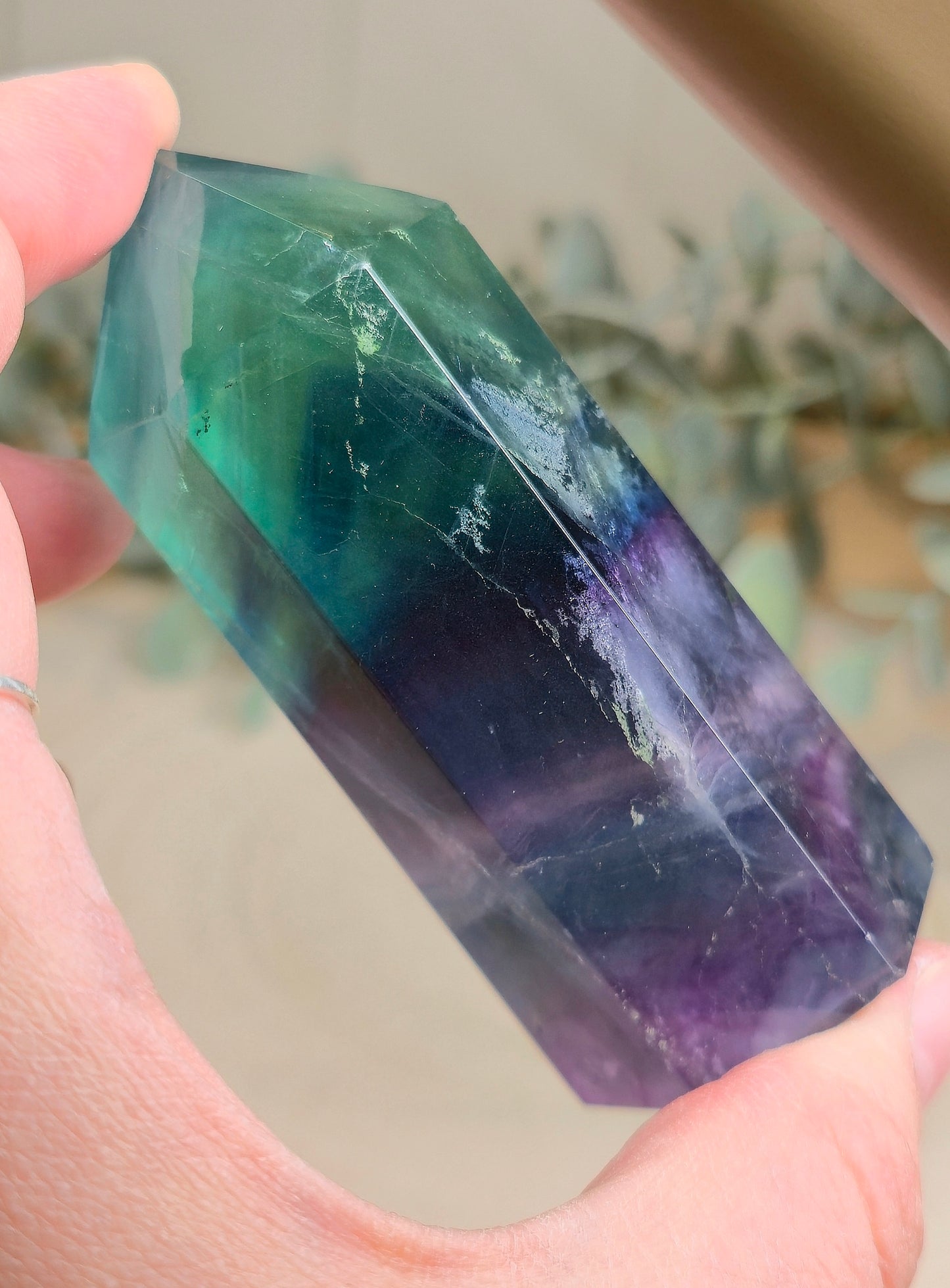 Pointe en Fluorite AA