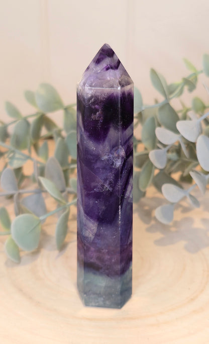 Pointe en Fluorite