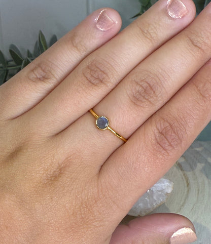 Bague Labradorite gold