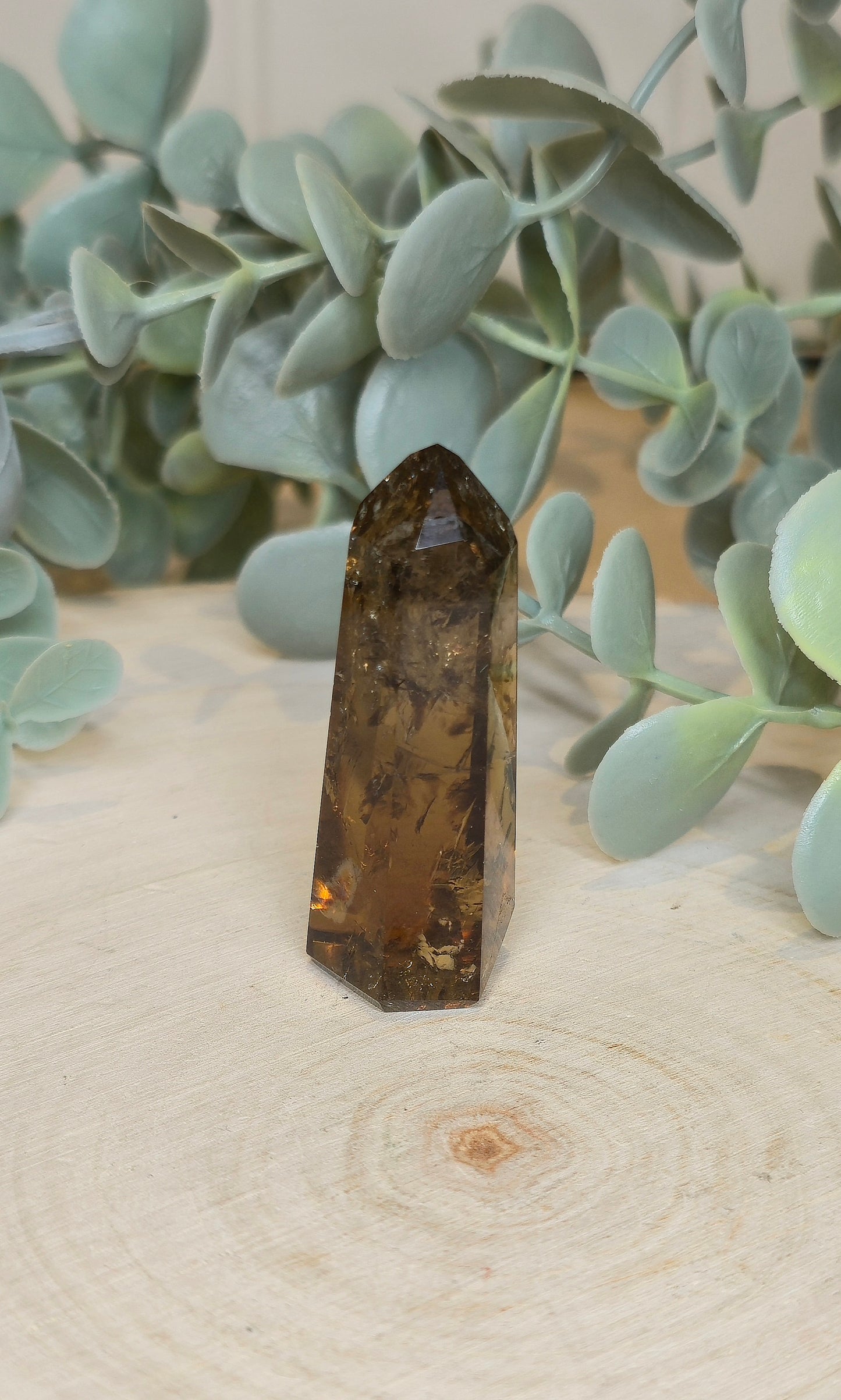 Pointe en Citrine Naturelle