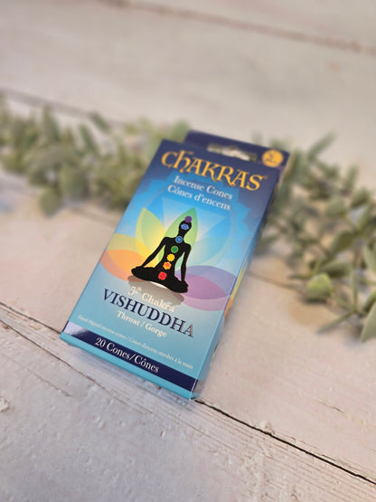 Cônes d’encens Chakra Gorge