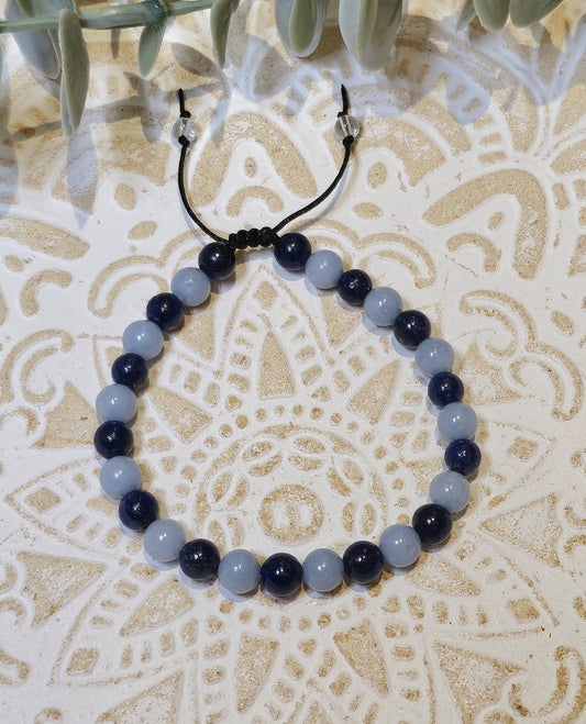 Bracelet avec pierres - création unique