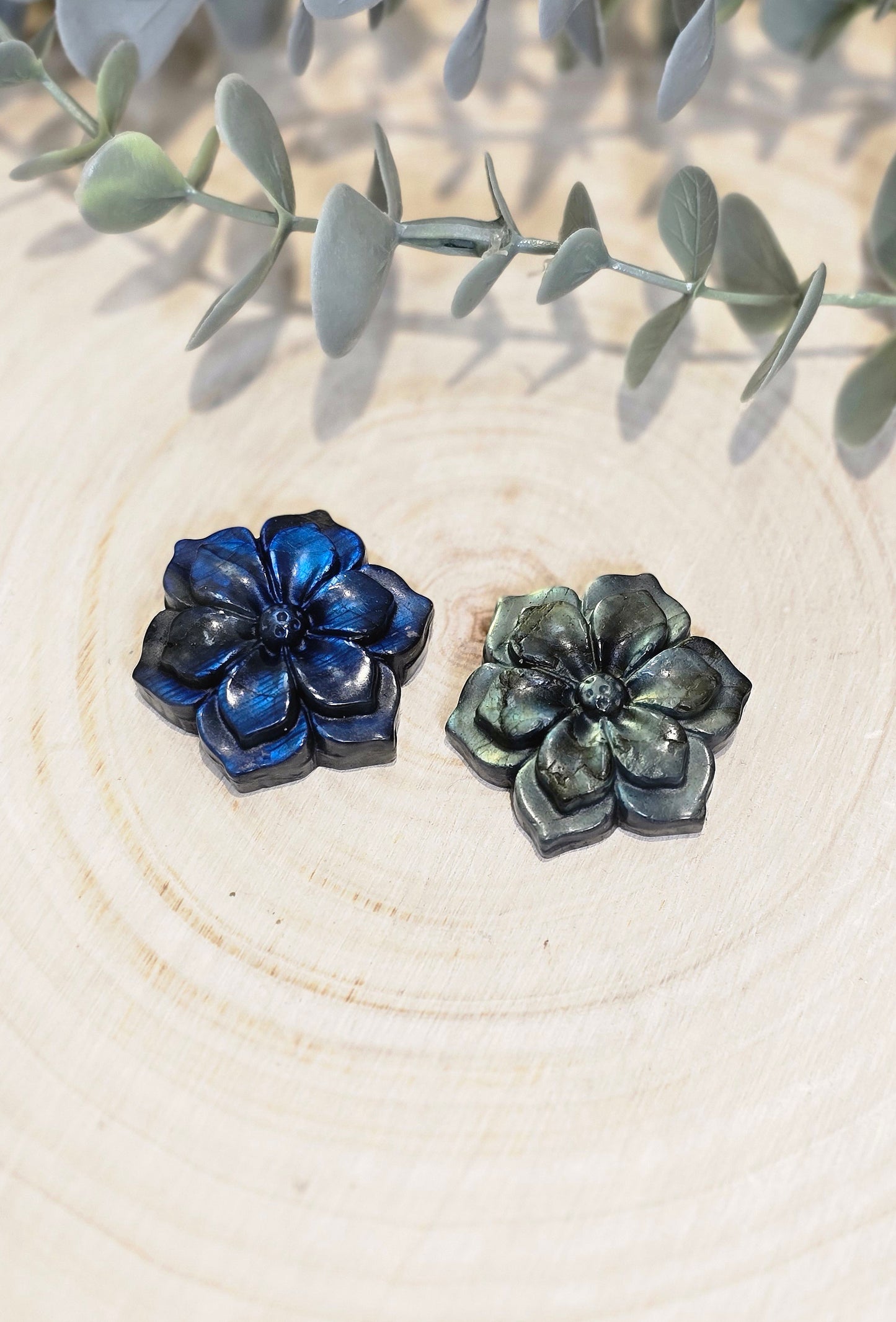 Fleur en Labradorite