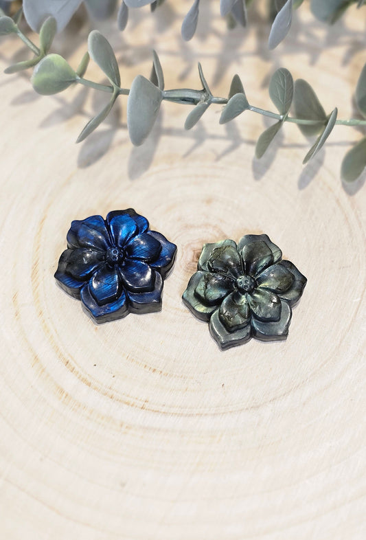 Fleur en Labradorite