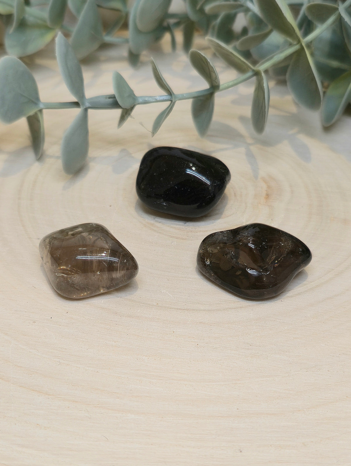 Quartz fumé barattée