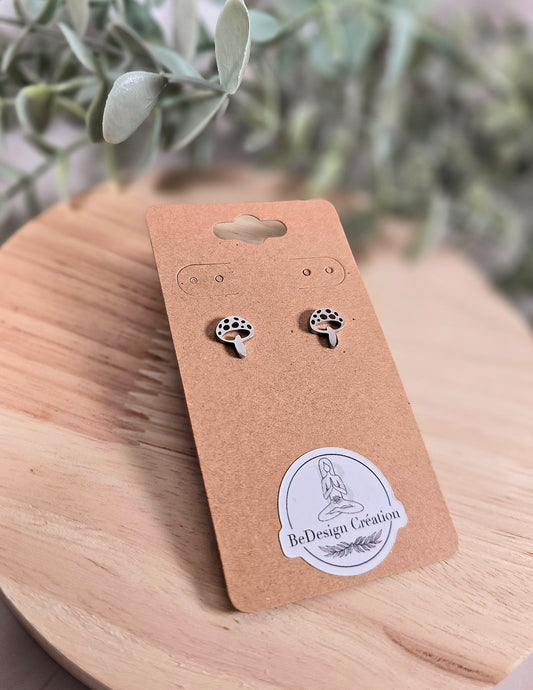 Boucles d’oreilles Champignon