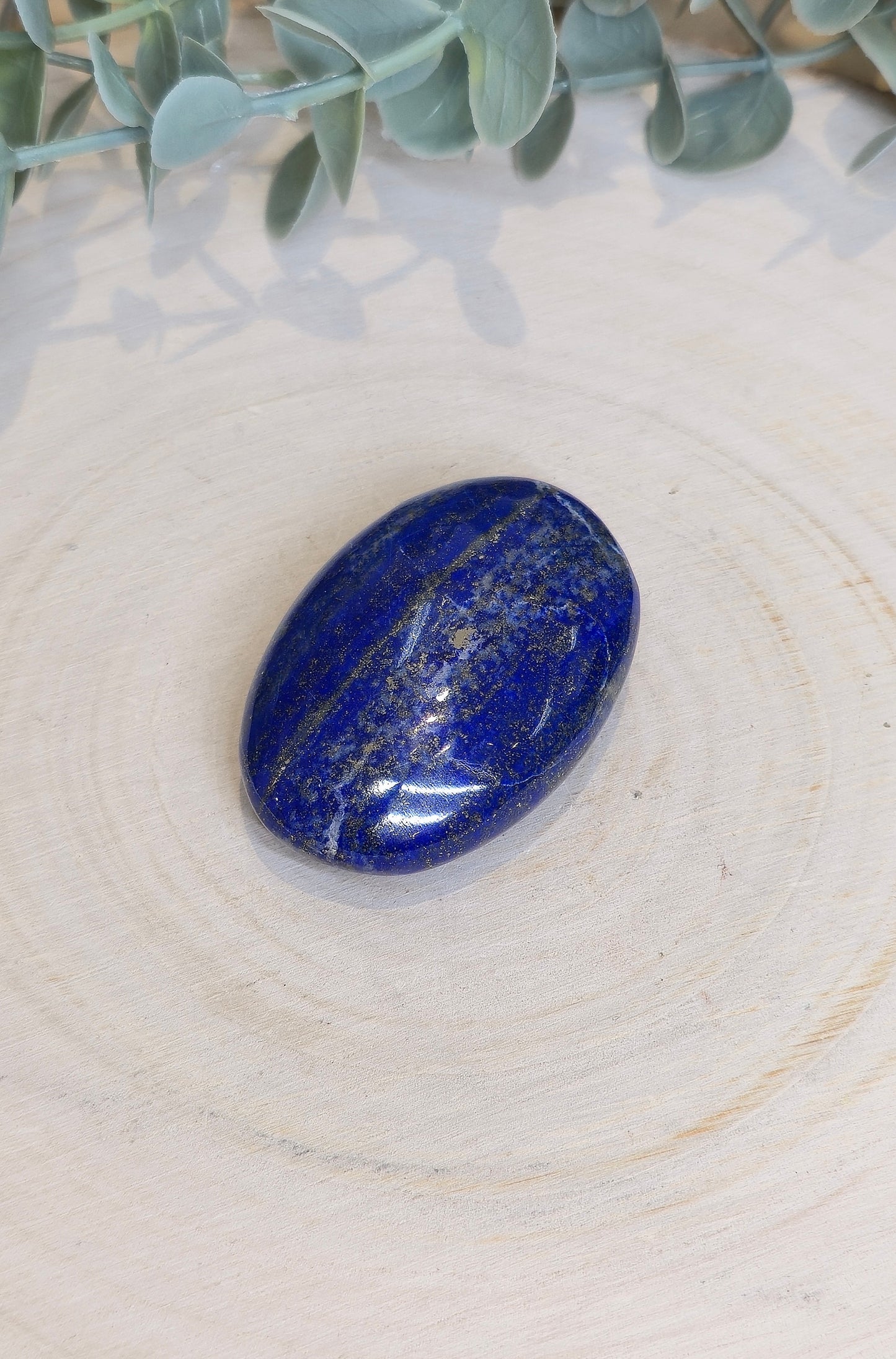 Pierre de paume en Lapis Lazuli