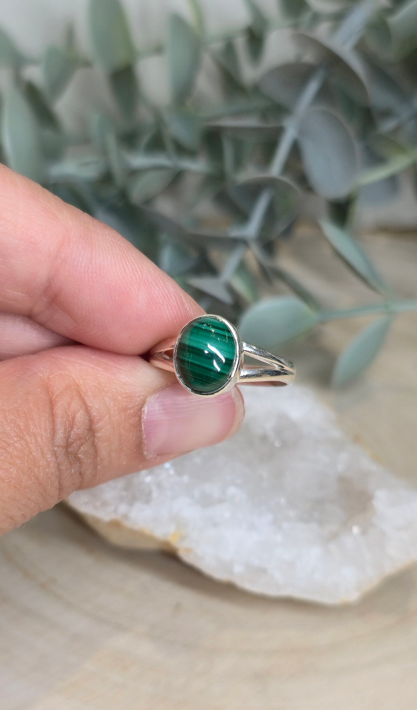 Bague Malachite