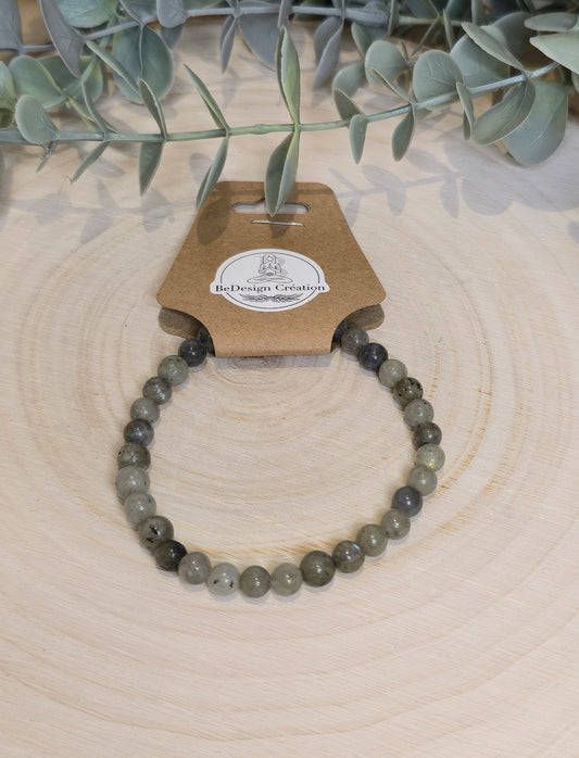 Bracelet Labradorite 6mm