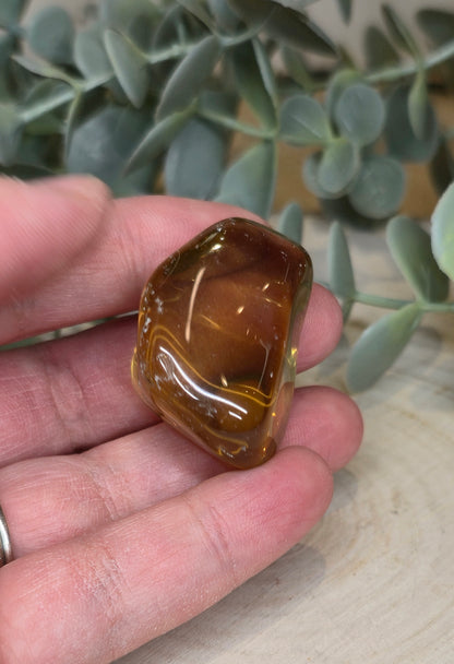 Citrine naturelle du Brésil grade extra barattée
