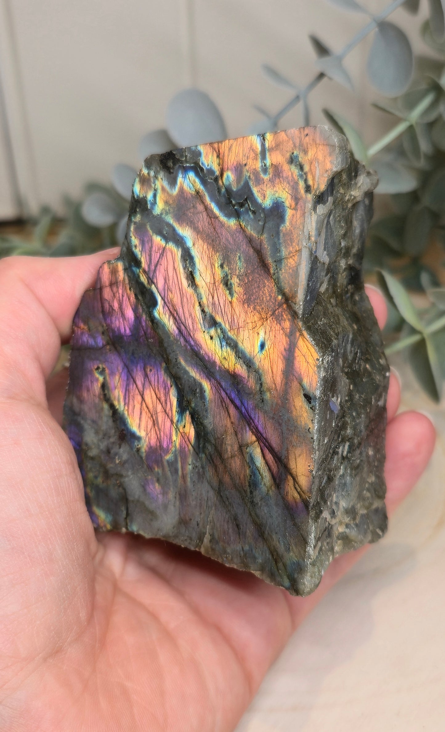 Labradorite brute de Madagascar
