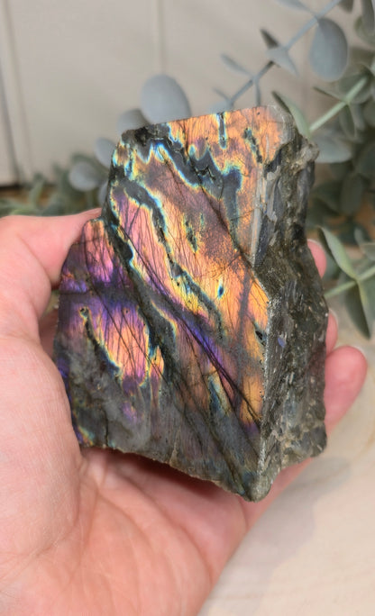 Labradorite brute de Madagascar