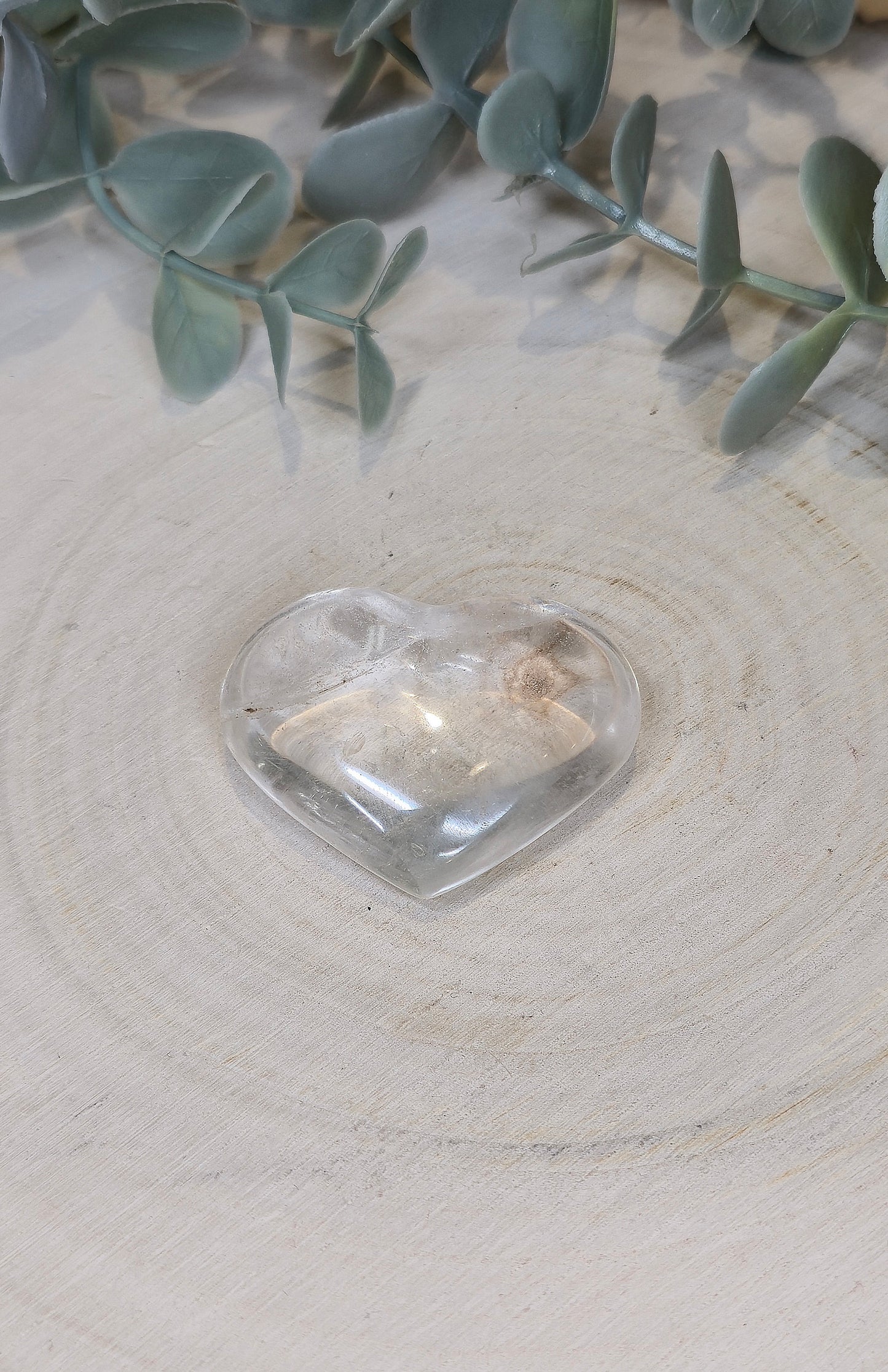 Coeur en Quartz clair
