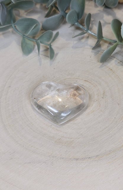 Coeur en Quartz clair