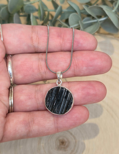Collier Tourmaline brute
