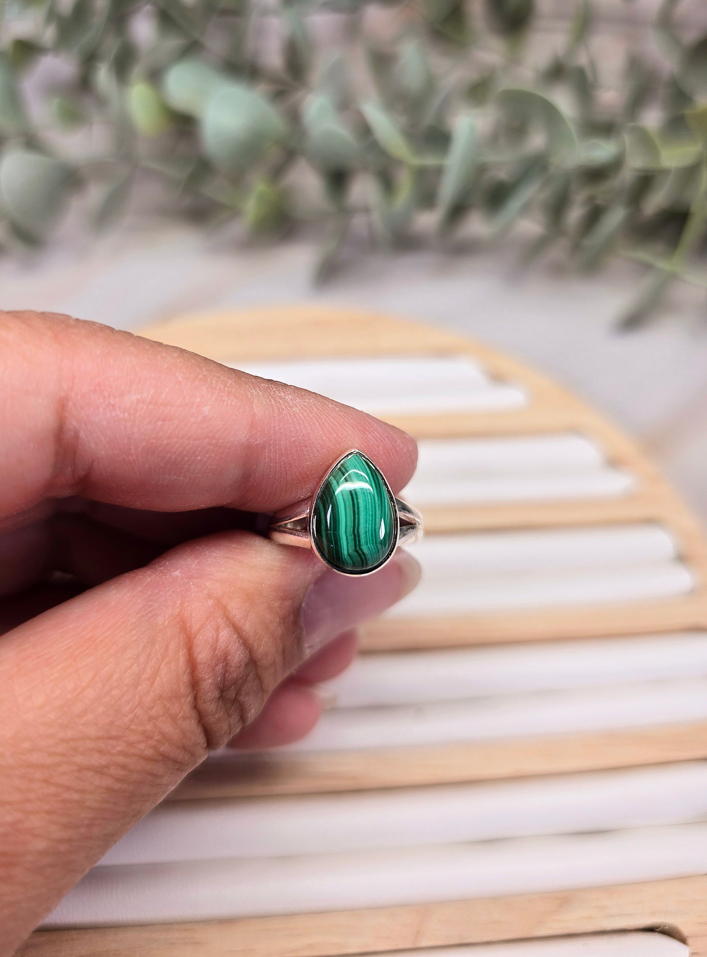 Bague Malachite