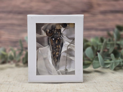 Pendule de verre Oeil de tigre