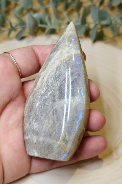 Flamme Pierre de lune pêche