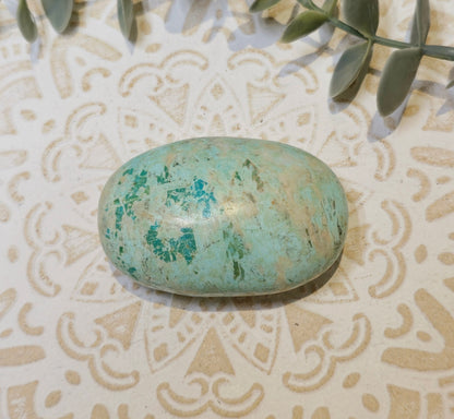 Pierre de paume Turquoise du Pérou