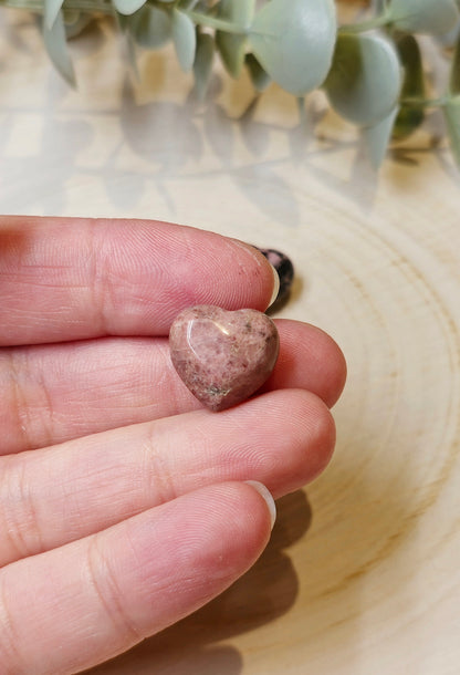 Mini Coeur en Rhodonite