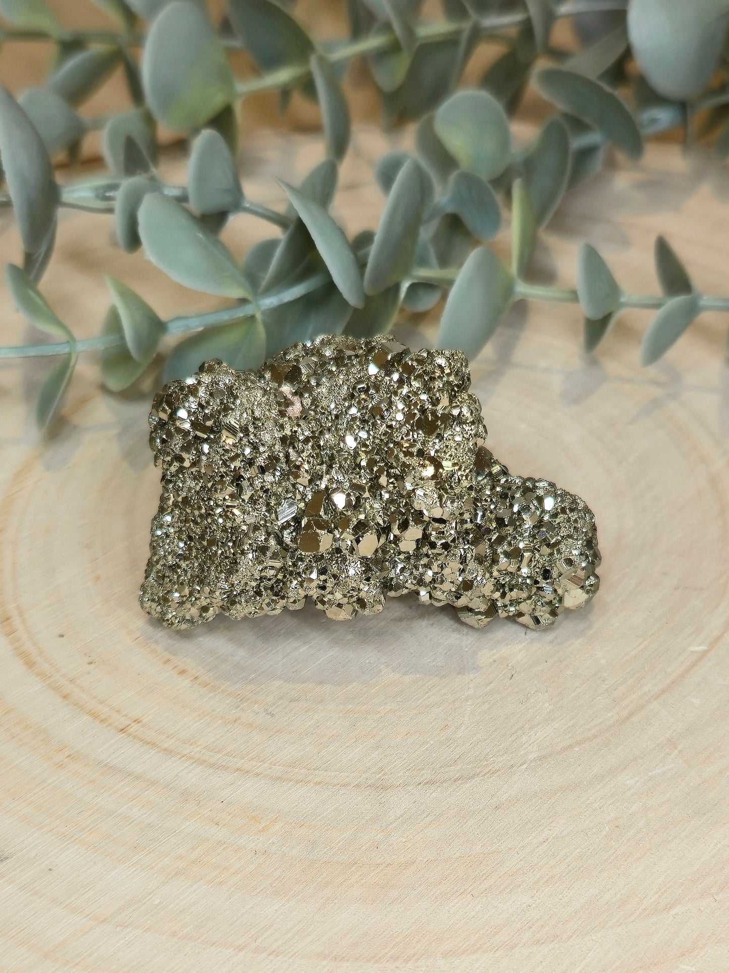 Pyrite brute du Pérou