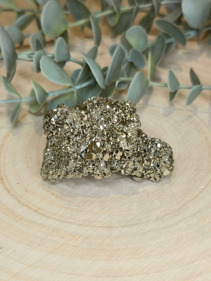 Pyrite brute du Pérou