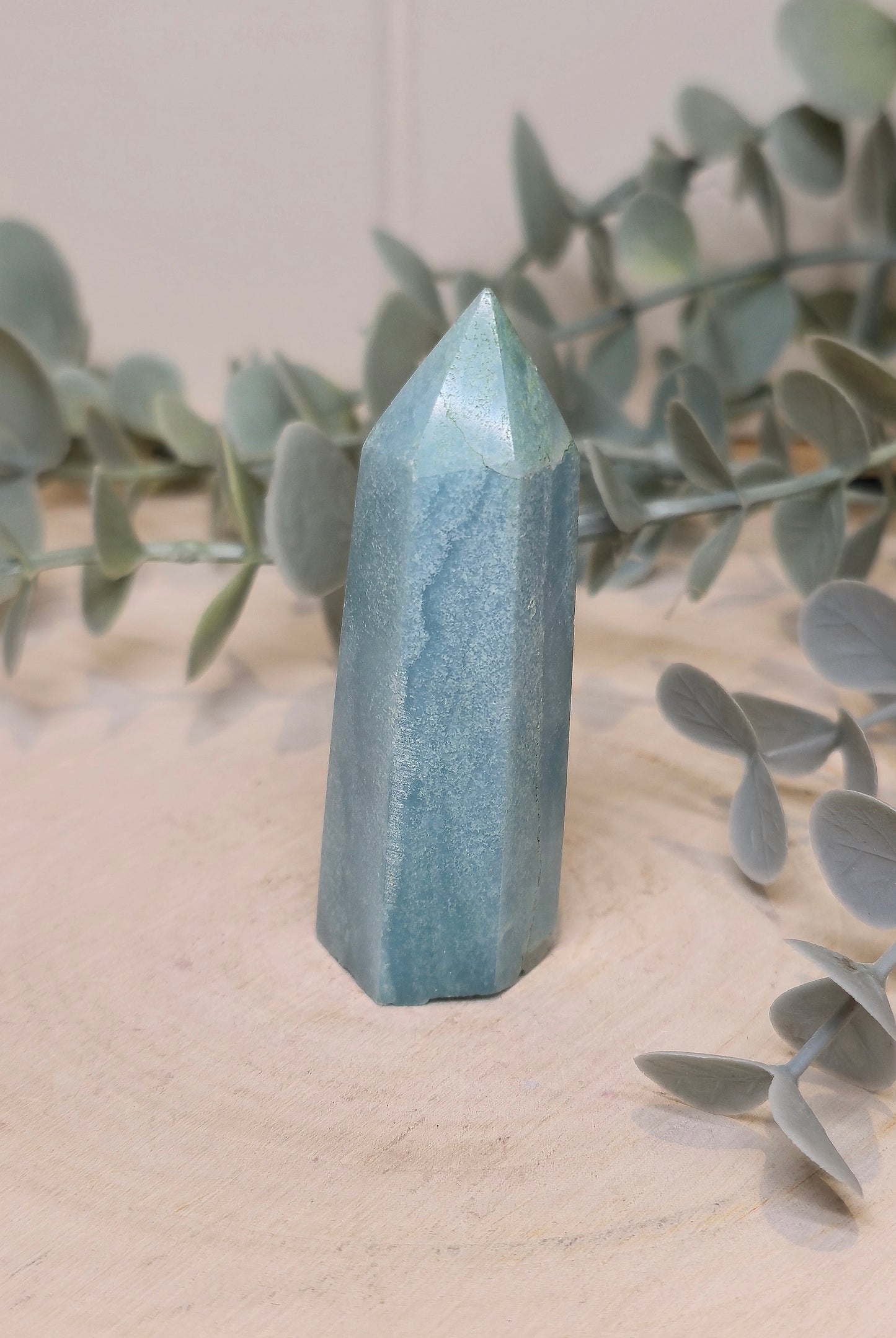 Pointe en Calcite bleue