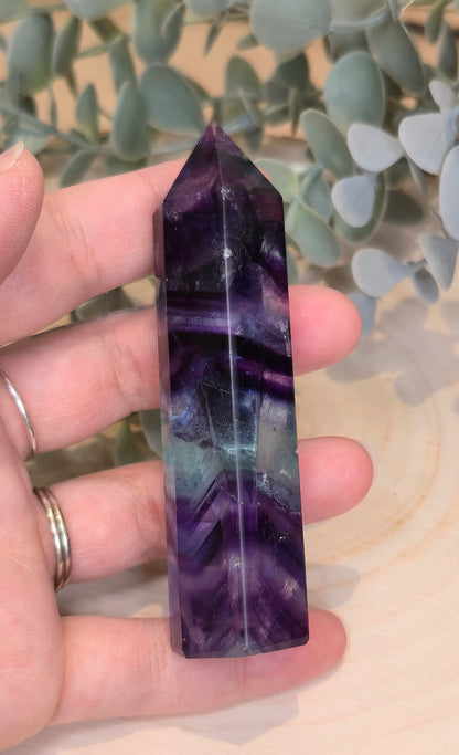 Pointe en Fluorite