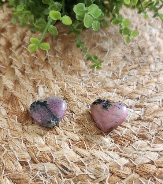 Coeur en Rhodonite