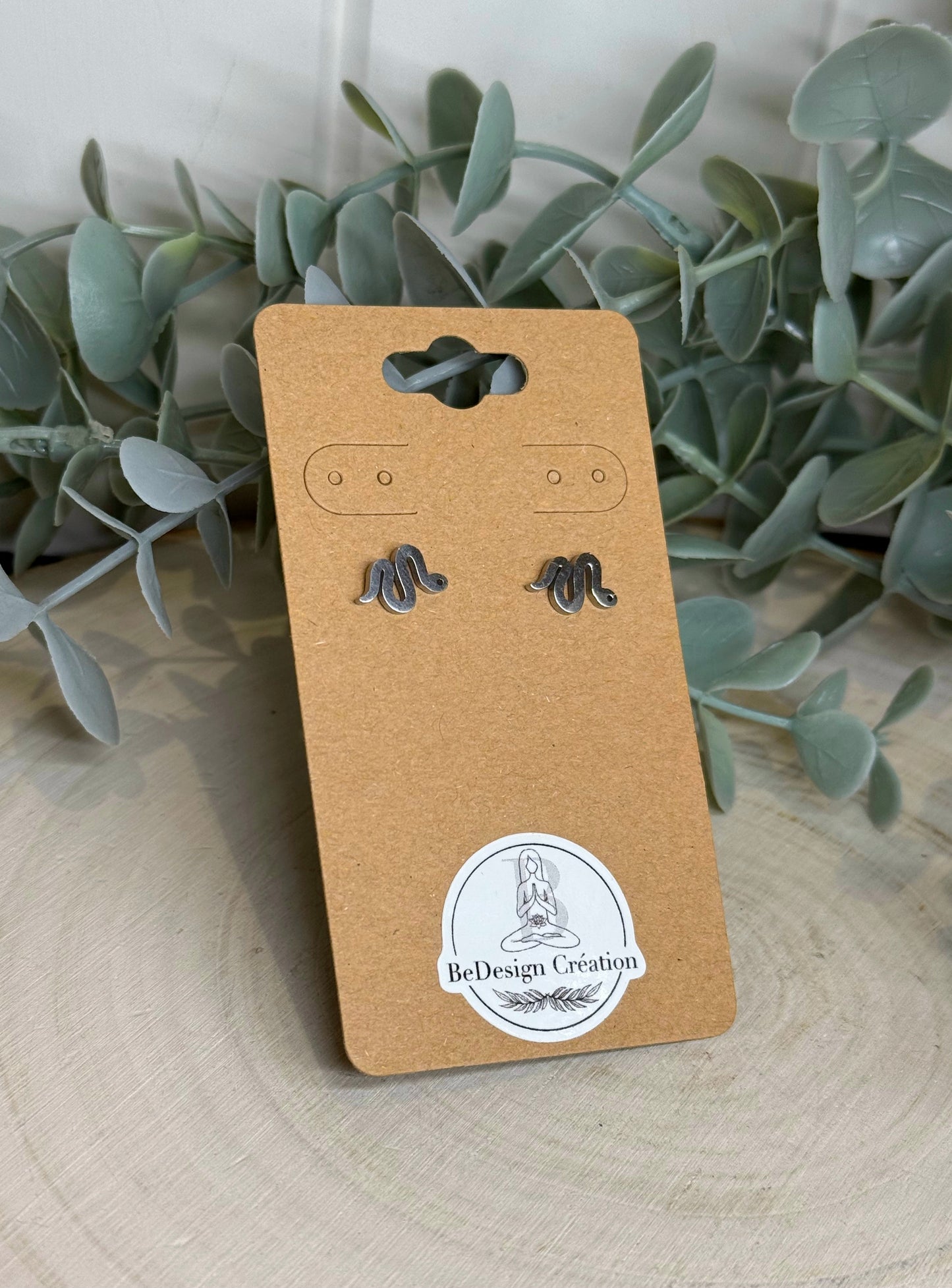 Boucles d’oreilles Serpent