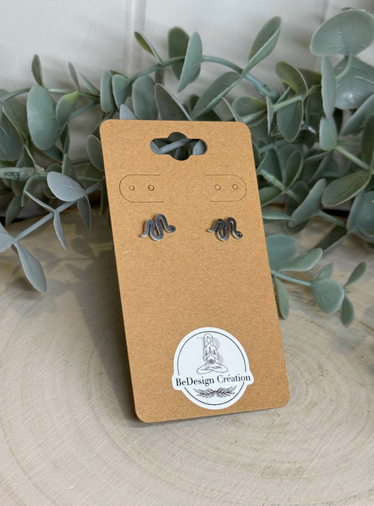 Boucles d’oreilles Serpent