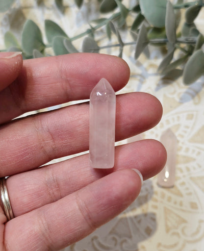Mini Pointe en Quartz rose