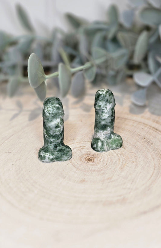 Pénis en Jaspe Green dots