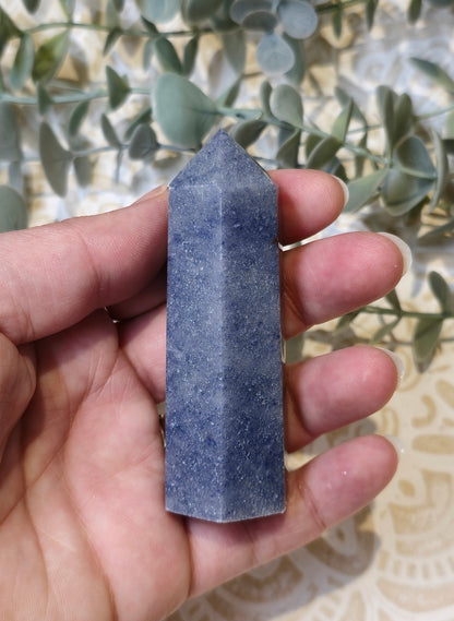 Pointe en Aventurine bleue
