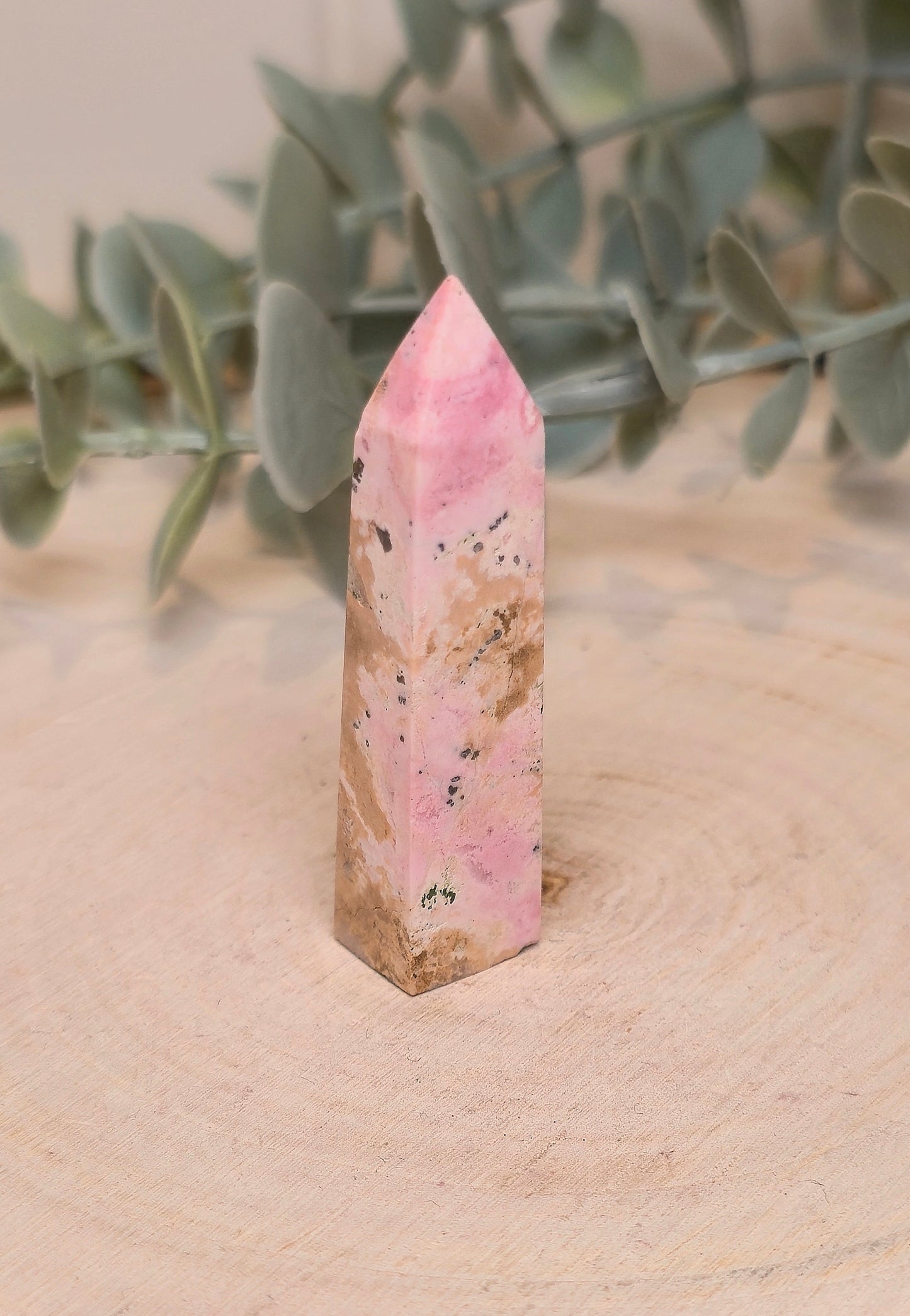 Pointe en Rhodonite du Pérou
