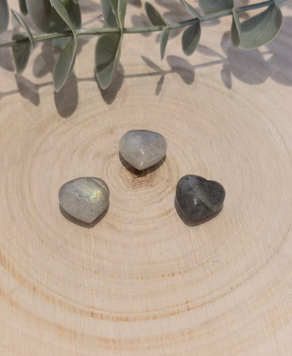 Mini Coeur en Labradorite