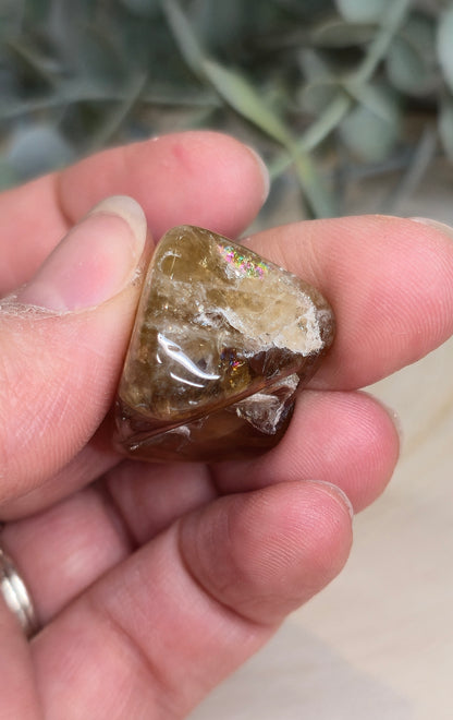 Citrine naturelle du Brésil grade extra barattée