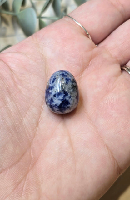 Oeuf en Jaspe blue spot